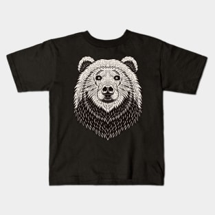 BEAR HEAD Kids T-Shirt